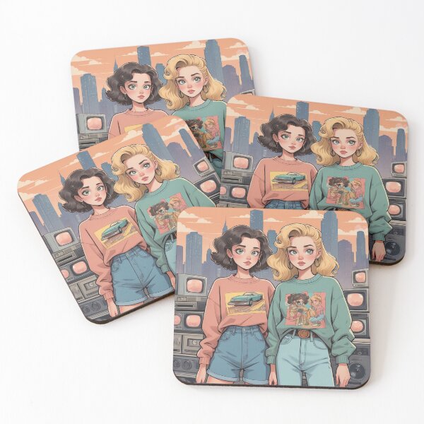 Item preview, Nostalgic 90s Vintage Cartoon Illustration – Retro Pastel Comic Aesthetic designed and sold by TheArtOfChaa.