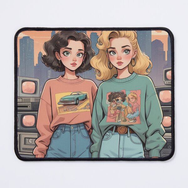 Item preview, Nostalgic 90s Vintage Cartoon Illustration – Retro Pastel Comic Aesthetic designed and sold by TheArtOfChaa.