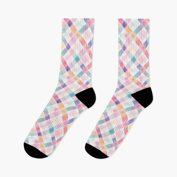 Item preview, Pastel Lattice: Watercolor Harmony designed and sold by fabinthelab.