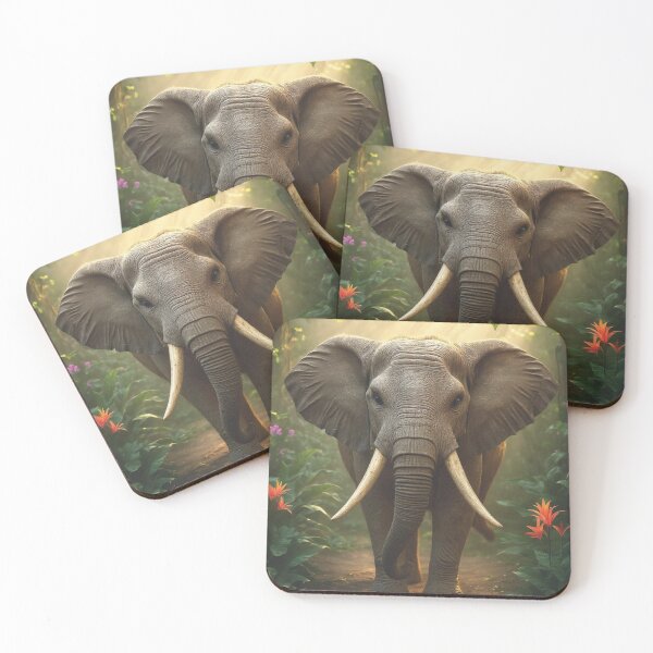 Item preview, Healing Elephant in the Jungle  designed and sold by My Beautiful Healing Art.