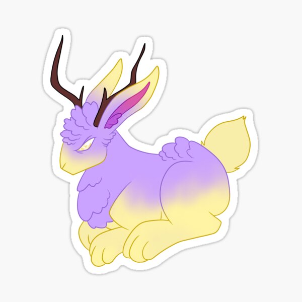 Item preview, Lavender Lemonade Jackalope designed and sold by joysqueezed-out.
