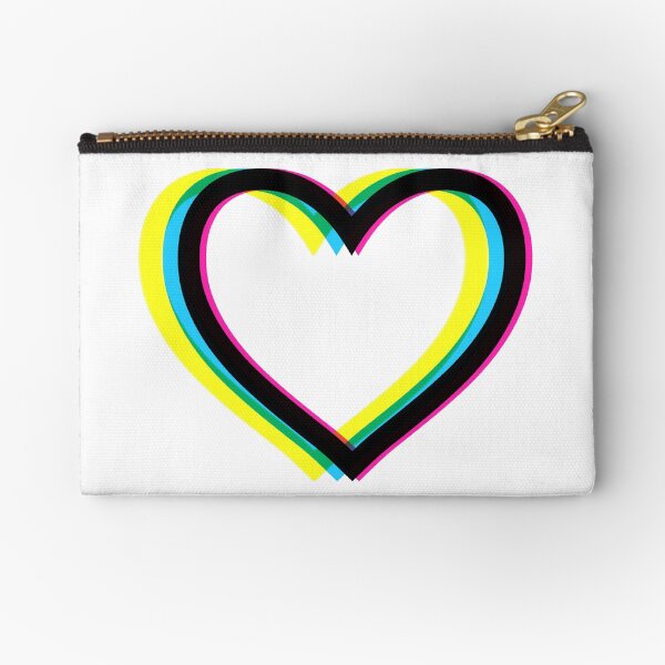 Heart (Queer Eye Logo Style) Zipper Pouch
