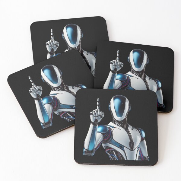 Item preview, tesla bot designed and sold by TEEJAMBOREE.