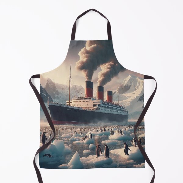 Item preview, Steamliner Through the Frozen Realm designed and sold by nikkolaus.