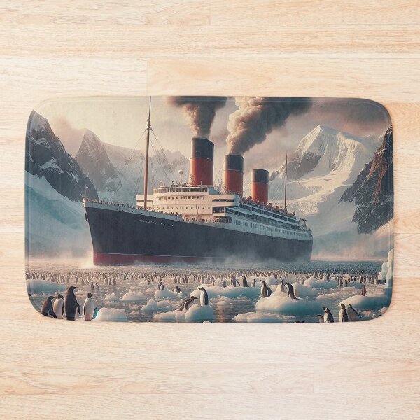 Item preview, Steamliner Through the Frozen Realm designed and sold by nikkolaus.