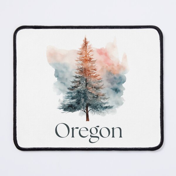 Item preview, Oregon - Watercolor Tree in the Shape of Oregon designed and sold by WigOutlet.