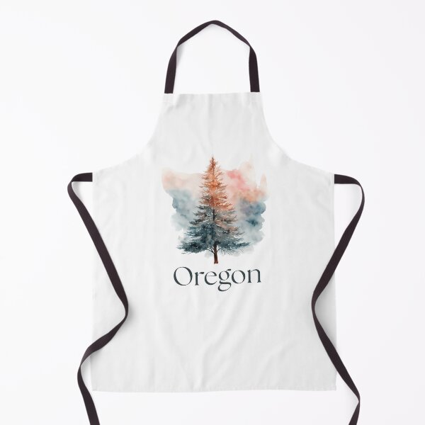 Item preview, Oregon - Watercolor Tree in the Shape of Oregon designed and sold by WigOutlet.