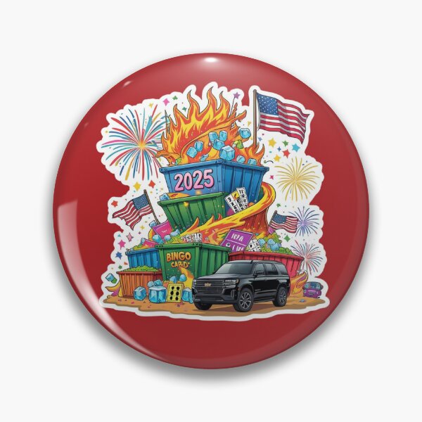 Item preview, 2025 Bingo Card Dumpster Fire designed and sold by LewpyG.