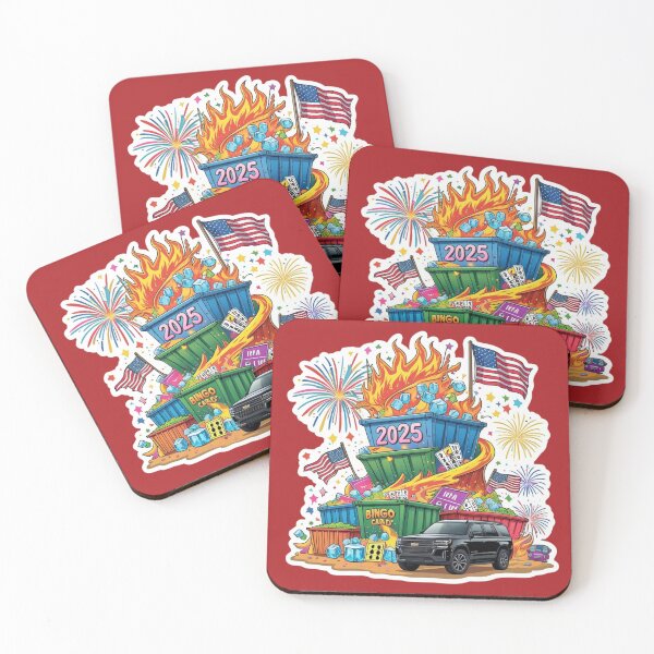 Item preview, 2025 Bingo Card Dumpster Fire designed and sold by LewpyG.