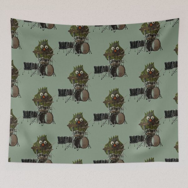 Item preview, Chicken playing drums designed and sold by Lauracolleen3.