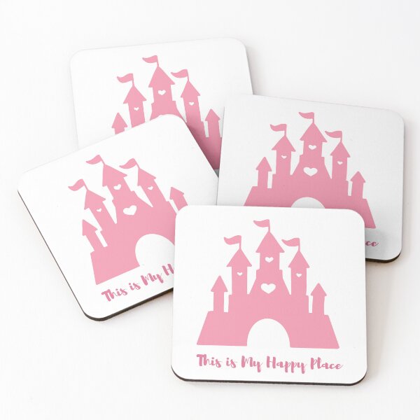 Item preview, This is My Happy Place – Pink Castle Silhouette designed and sold by KimRG.