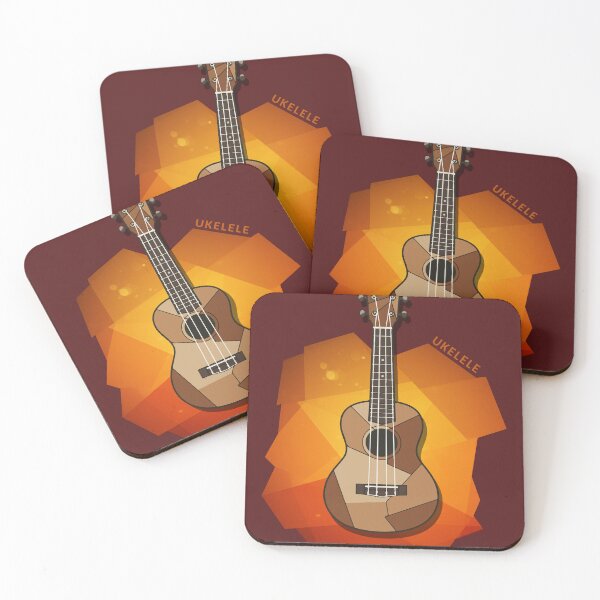 Item preview, Abstract Patchwork Ukulele Art designed and sold by KiwiRider.