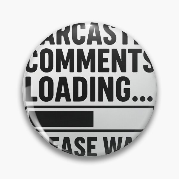 Artikelvorschau, Sarkastische Kommentare werden geladen – Lustiger Sticker entworfen und verkauft von Tates-Designs.