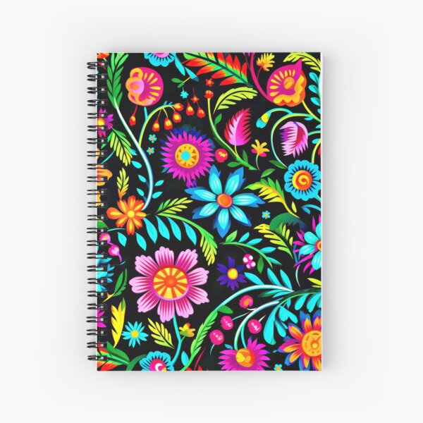 Aperçu de l'œuvre Motif floral coloré, festif et amusant de style mexicain créée et vendue par DEC02.