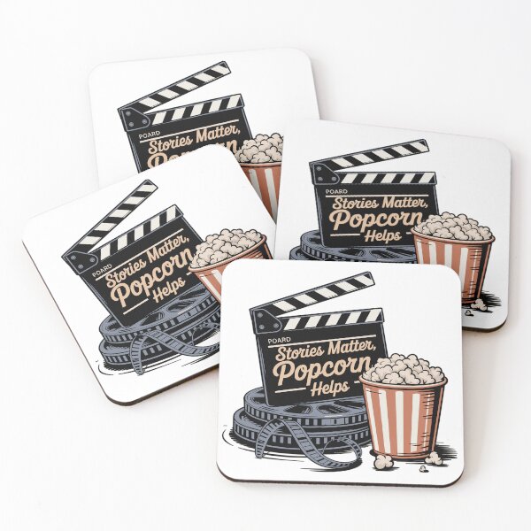 Item preview, Stories Matter, Popcorn Helps designed and sold by MrERNST.