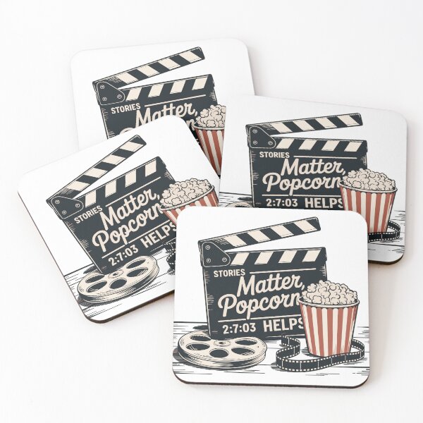 Item preview, Stories Matter, Popcorn Helps designed and sold by MrERNST.