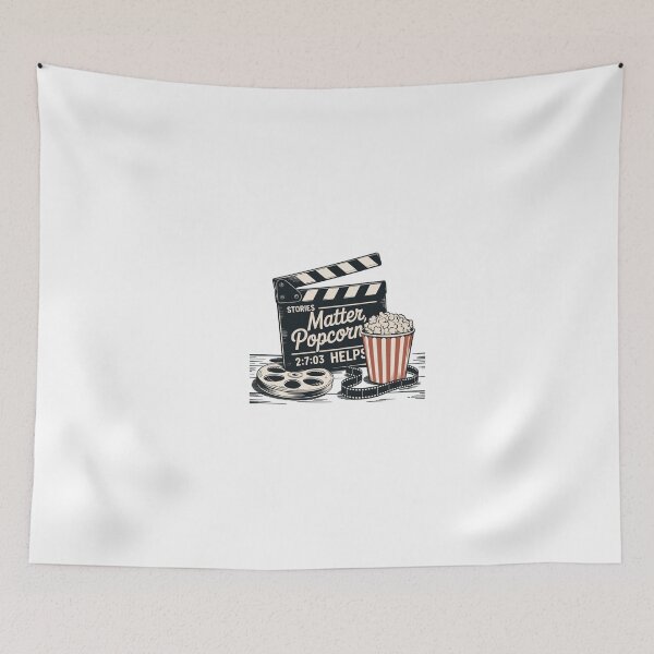 Item preview, Stories Matter, Popcorn Helps designed and sold by MrERNST.