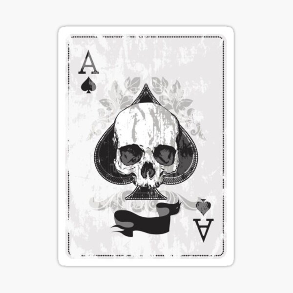Item preview, Ace of Spades – Death Card Skull Design designed and sold by taroteca.