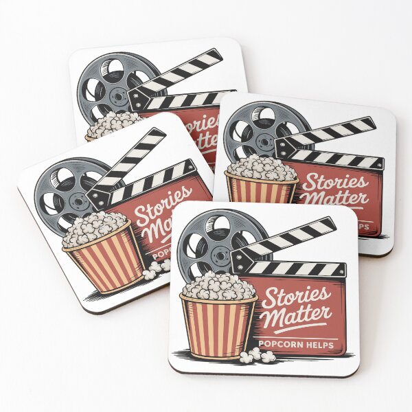 Item preview, Stories Matter, Popcorn Helps designed and sold by MrERNST.