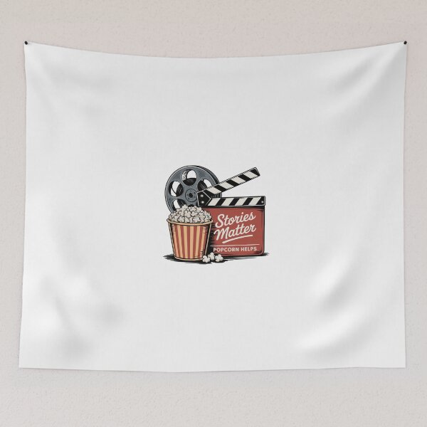 Item preview, Stories Matter, Popcorn Helps designed and sold by MrERNST.