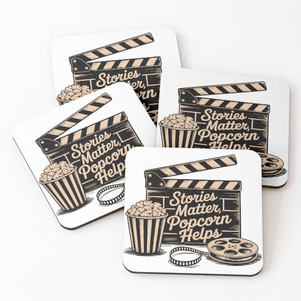 Item preview, Stories Matter, Popcorn Helps designed and sold by MrERNST.