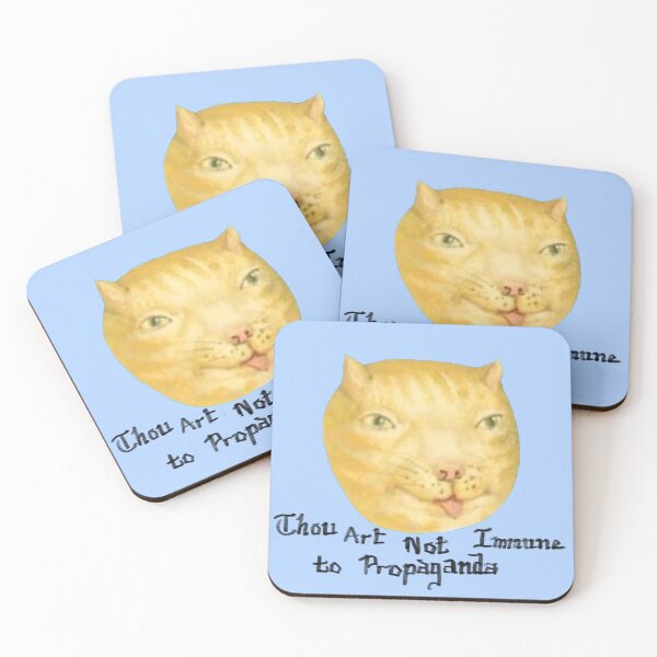 Item preview, Propaganda Cat of Immunity designed and sold by Regenbogen Rainbow.