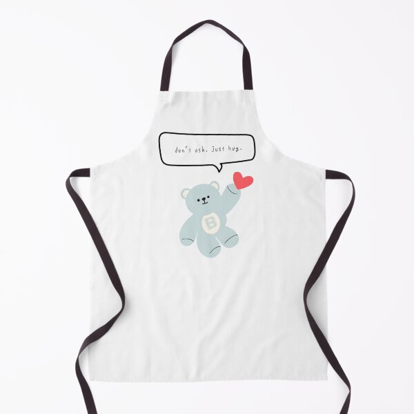 Item preview, Mono Bear Mood – Don’t Ask Just Hug (White / Transparent Background) designed and sold by mintmono-studio.