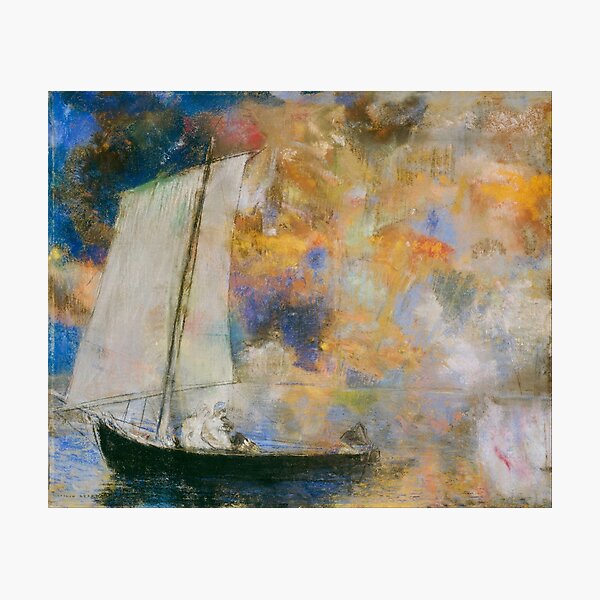 Aperçu de l'œuvre Clowds Fleur HD, par Odilon Redon (1903) Haute définition créée et vendue par MINDTHECHERRY.