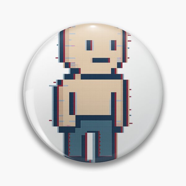 Item preview, NPC Energy – Funny Pixel Meme Sticker designed and sold by Sticking  With Us.