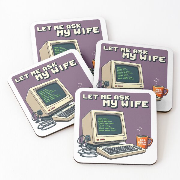 Item preview, Let Me Ask My Wife First, I’m a Programmer designed and sold by KOTLVortex.