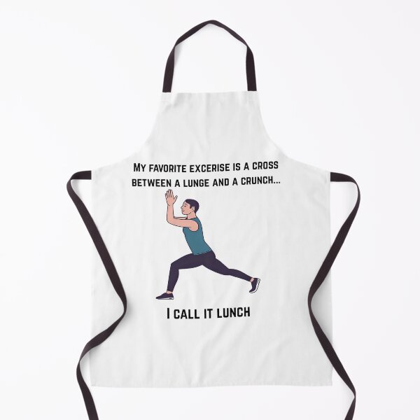 Item preview, Lunge and crunch = lunch. designed and sold by NotSoCalmCo.