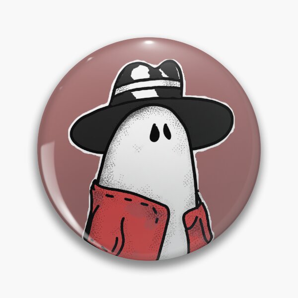 Item preview, Ghost in a coat & hat. designed and sold by ZakAlsoDraws.