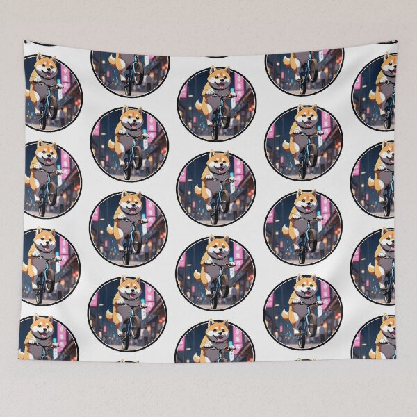 Item preview, Shiba Inu Bike shop, japanese, 柴犬、日本犬 Shibainu, nihonken designed and sold by matteflor.