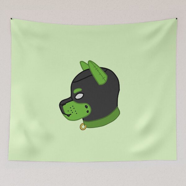 Item preview, Green Pup hood (Straight Ears Ver) designed and sold by Wormdance2.