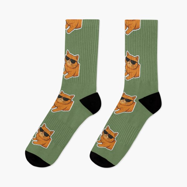 Item preview, Garfield orange cat cool dude designed and sold by OrangecatHarry.