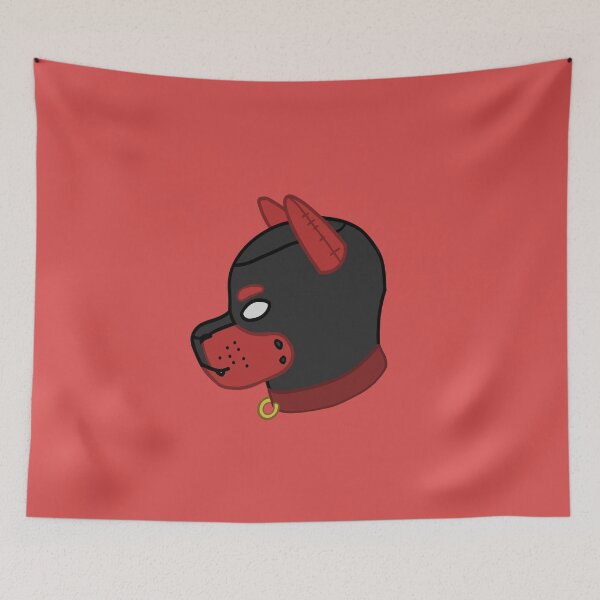 Item preview, Red Pup hood (Straight Ears Ver) designed and sold by Wormdance2.