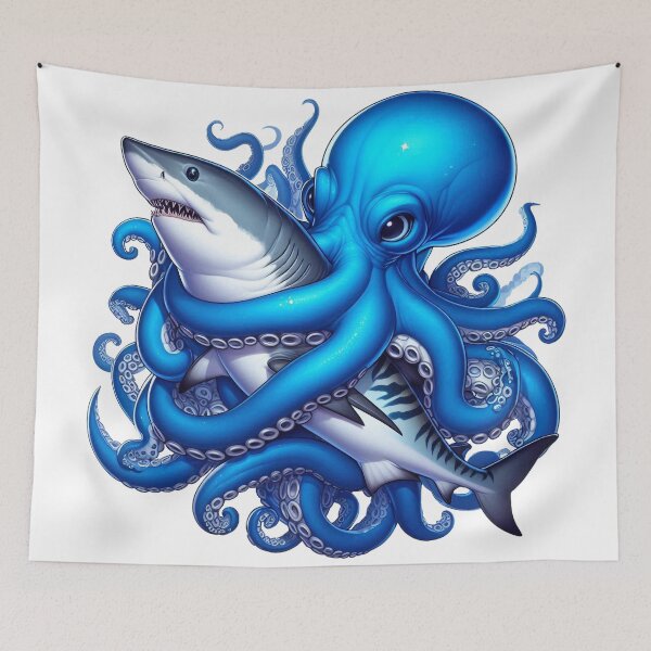 Item preview, The Deep Sea Duel Beneath the Waves designed and sold by nikkolaus.