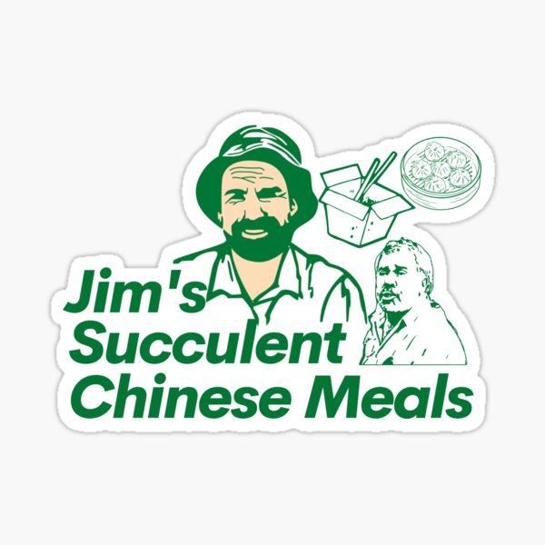 Item preview, Jim's Succulent Chinese Meals - Jim's Mowing designed and sold by Simontology.