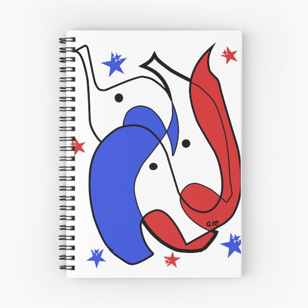 Item preview, Patriotic elephant  designed and sold by ALEFANTICA.