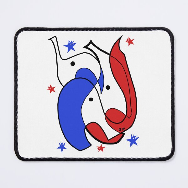 Item preview, Patriotic elephant designed and sold by ALEFANTICA.