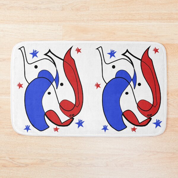 Item preview, Patriotic elephant  designed and sold by ALEFANTICA.