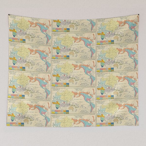 Item preview, Ancient Lemuria Geographical Map designed and sold by Earth Nature Creations.