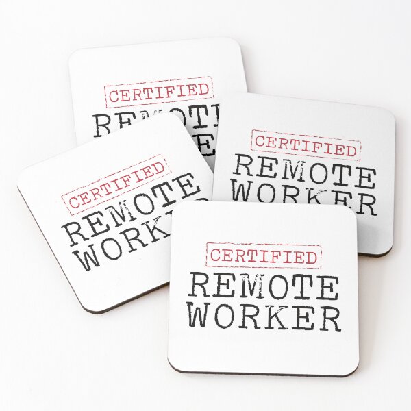 Item preview, Certified Remote Worker designed and sold by teesaurus.