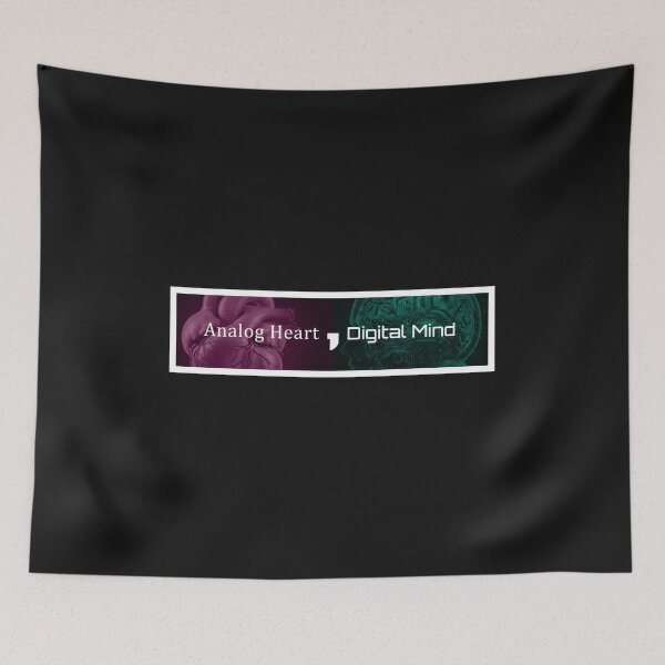 Item preview, Analog Heart, Digital Mind Duality Art designed and sold by KiwiRider.