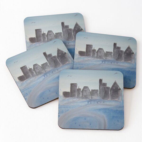 Item preview, Blue Skyline Silhouette designed and sold by neelyryan95.