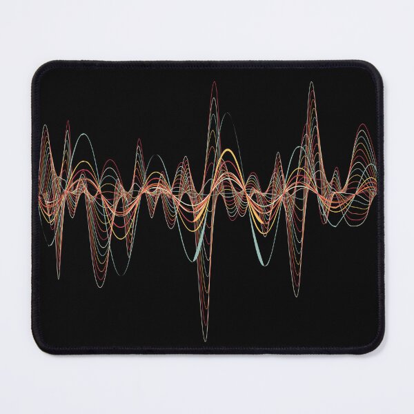 Item preview, Sound Waves In Vintage Sunset Colors designed and sold by Pudding Imagines.