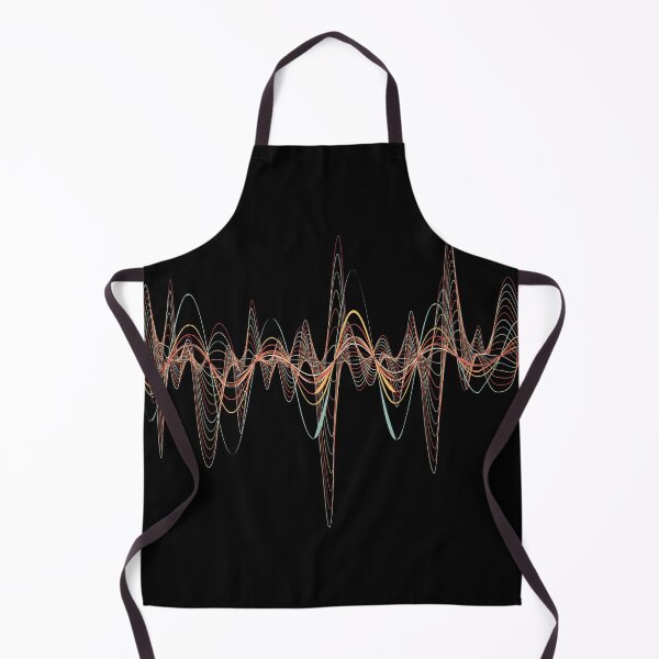 Item preview, Sound Waves In Vintage Sunset Colors designed and sold by Pudding Imagines.