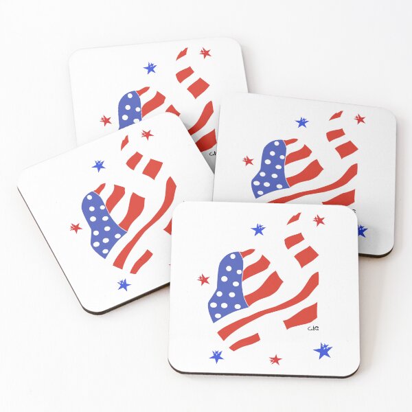 Item preview, Patriotic elephant  designed and sold by ALEFANTICA.