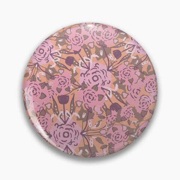 Item preview, Boho Cottage Core Dense Floral Abstract With Roses And Tulips. designed and sold by SalsySafrano.
