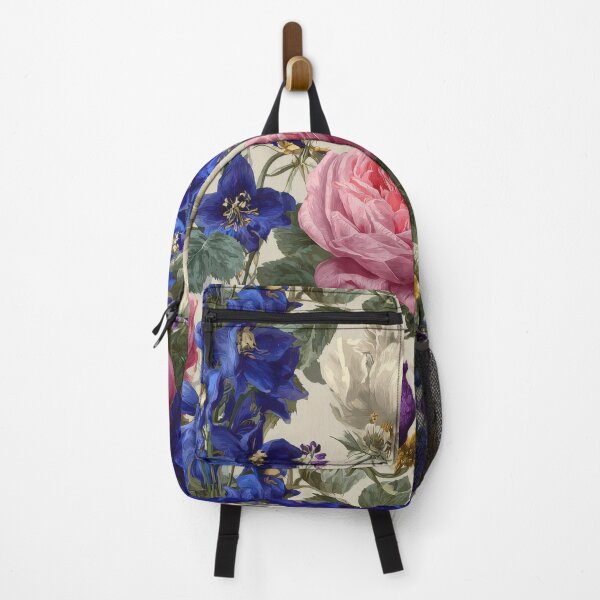 Item preview, Florilegium Garden – Vintage Roses and Delphiniums Seamless Pattern designed and sold by dawnleblanc55.